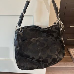 Coach signature shoulder bag